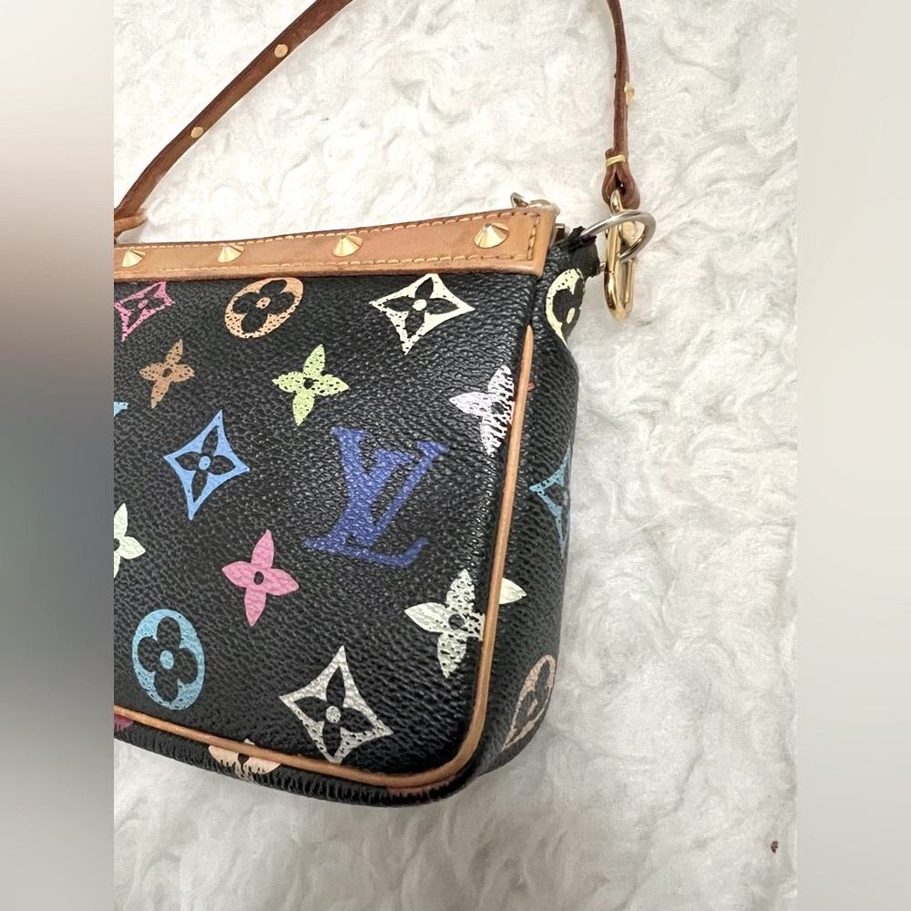 Louis Vuitton Black Clutch with Leather Trim - Picture 2 of 12